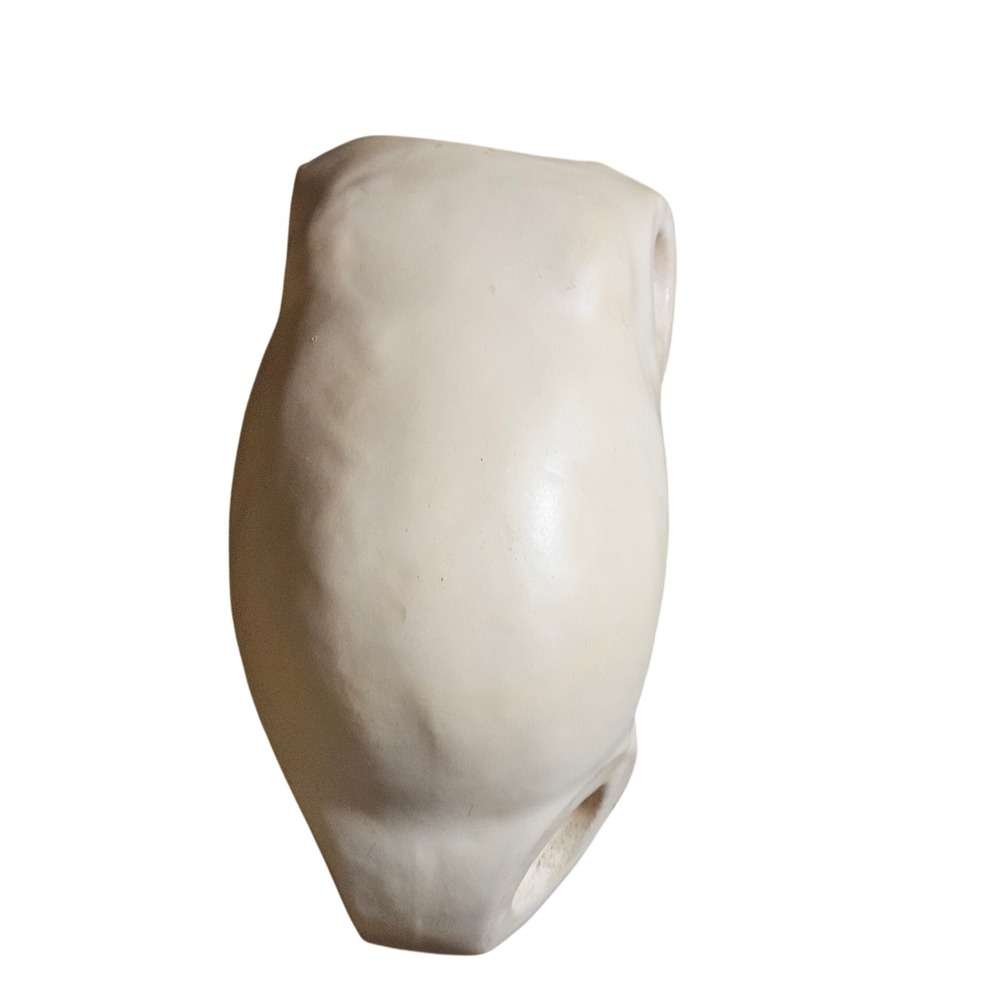 Antique Ceramic Pregnant Doll Torso Replacement 6.5 Sculpture Oddity Curiosities